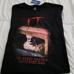 STEPHEN KING PENNYWISE GRAPHIC TEE - LARGE